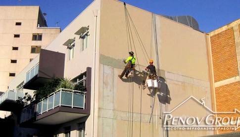 Технология ремонта фасадов в Киеве